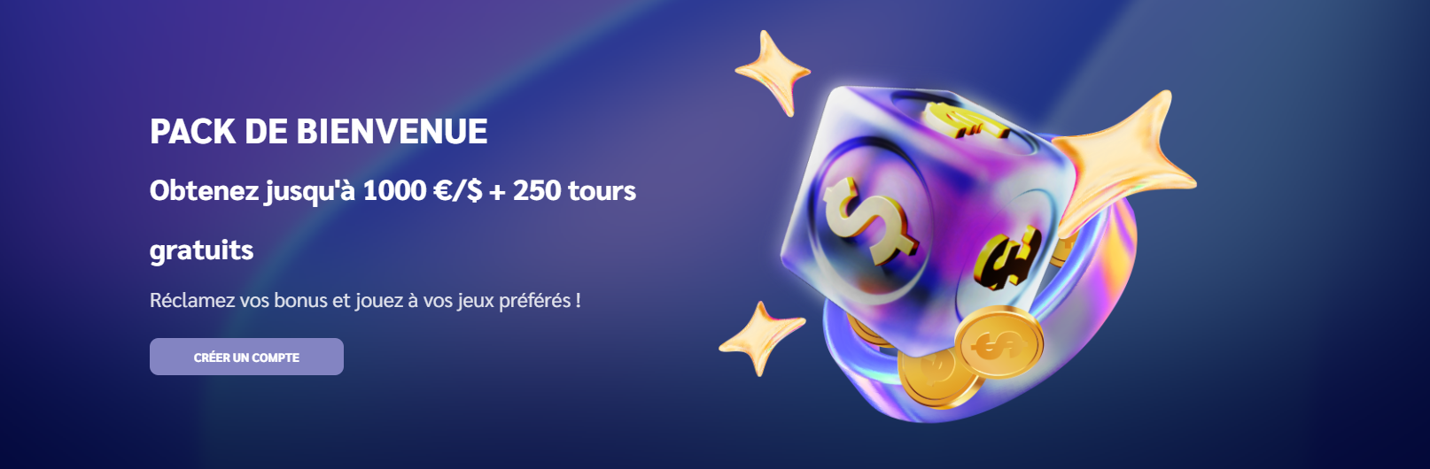 Bannière Shiny Wilds Casino