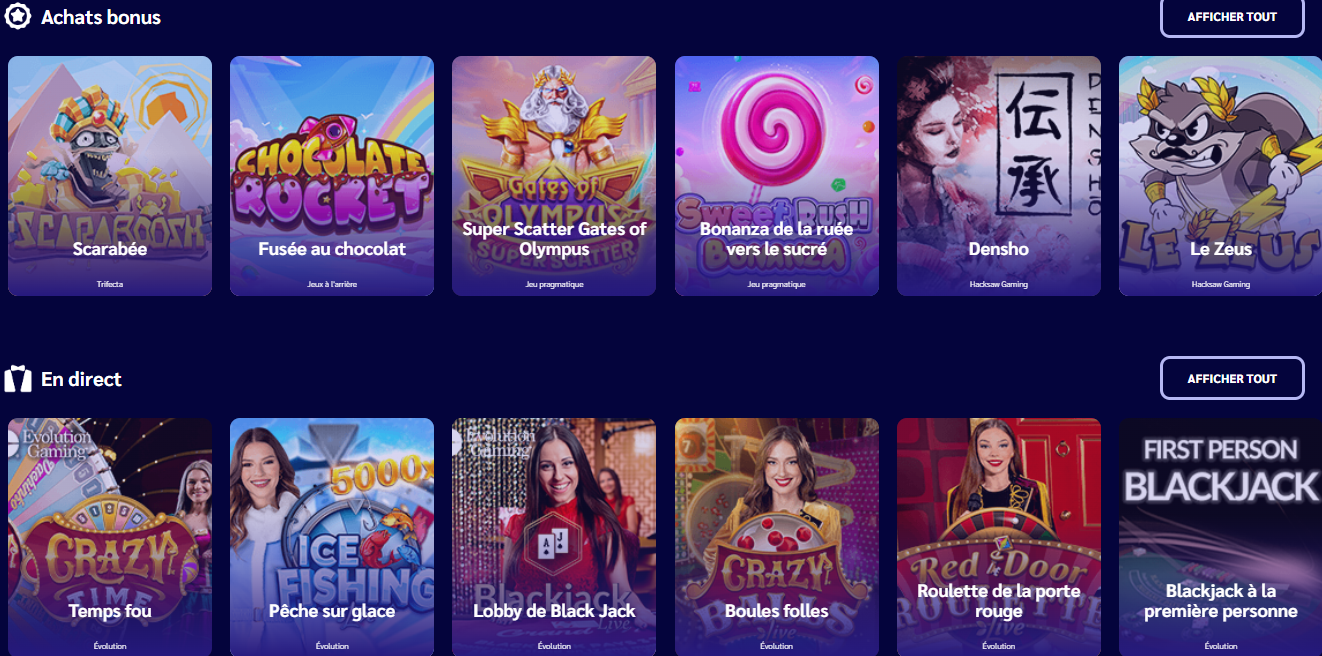 Bonus Shiny Wilds Casino